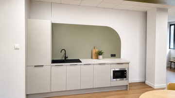installation d'une cuisine d'entreprise chez TEC ADVANTAGE