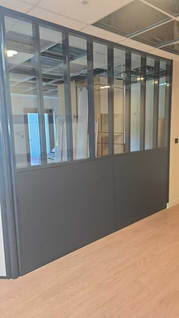 cloisons amovibles chantier CLEMCO