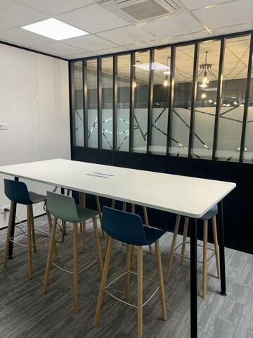 cloison vitree - agencement de bureaux lyon