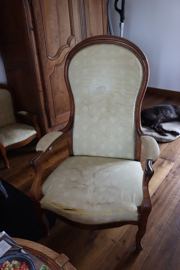 fauteuil Voltaire à rénover