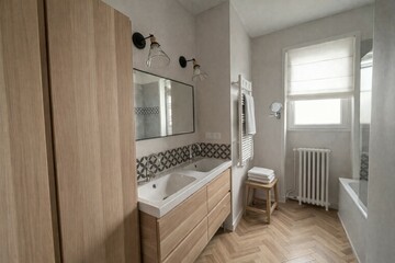 Salle de bains rénovée