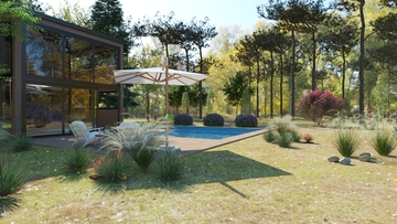 plans 3D jardin Châtillon-sur-Chalaronne